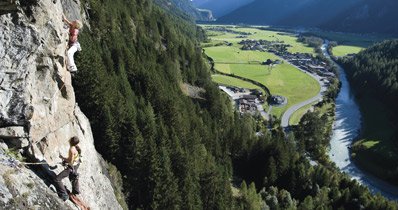 Climbing in Längenfeld